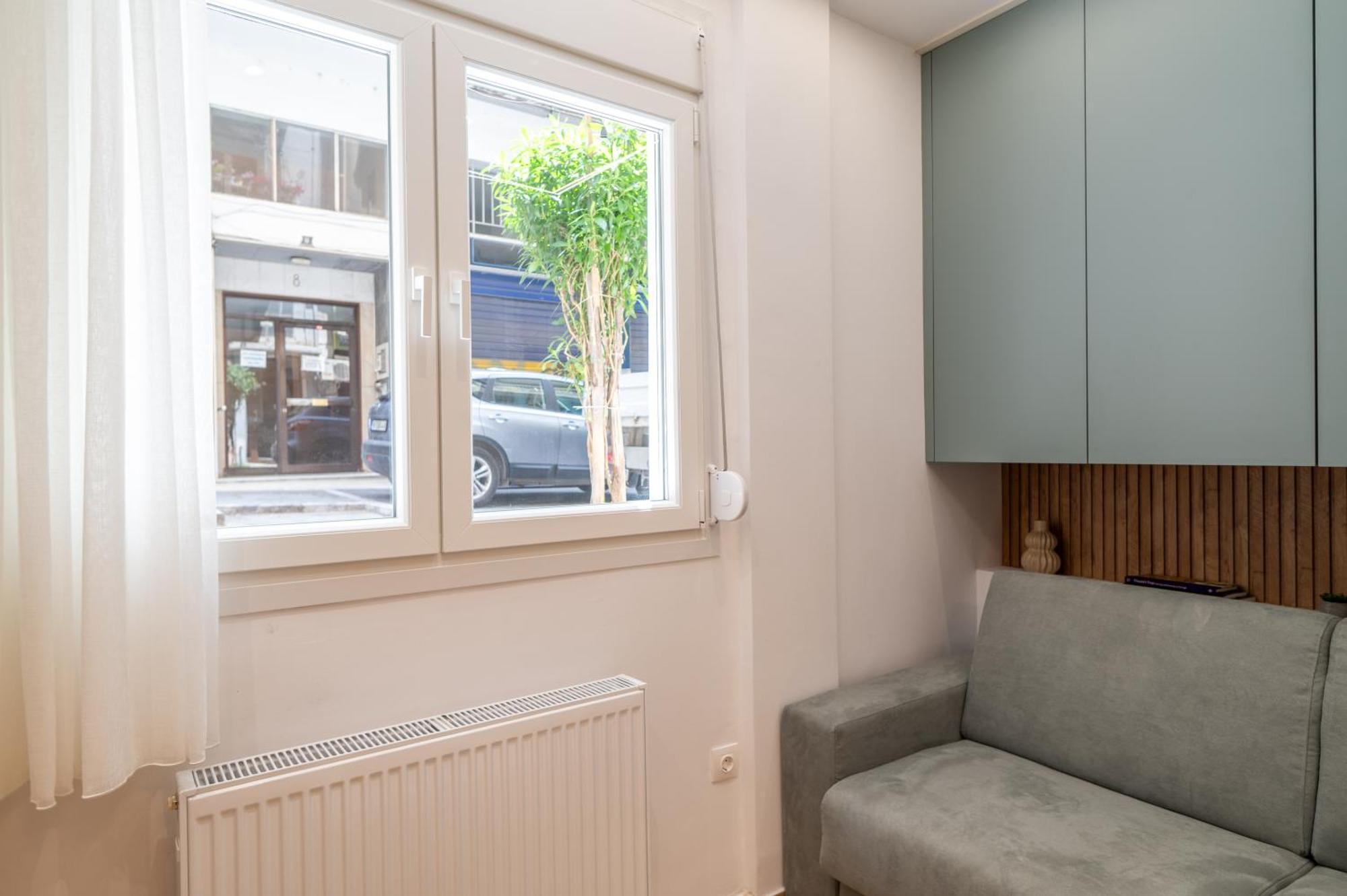Apartament Honey Oak & Cream Patio By Nest Saloniki Zewnętrze zdjęcie