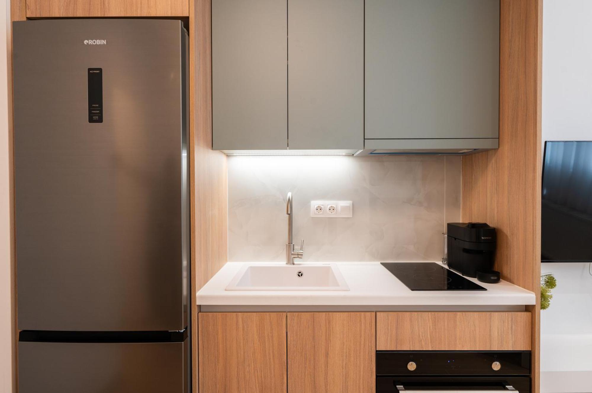 Apartament Honey Oak & Cream Patio By Nest Saloniki Zewnętrze zdjęcie