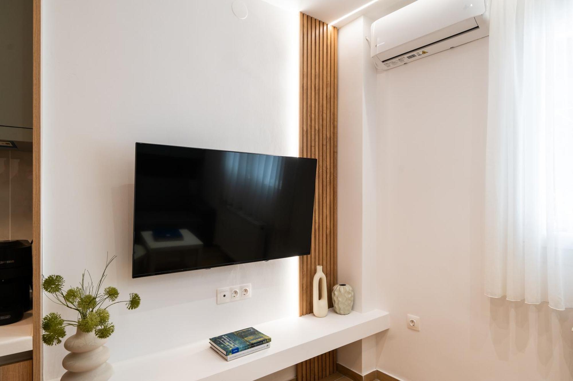Apartament Honey Oak & Cream Patio By Nest Saloniki Zewnętrze zdjęcie